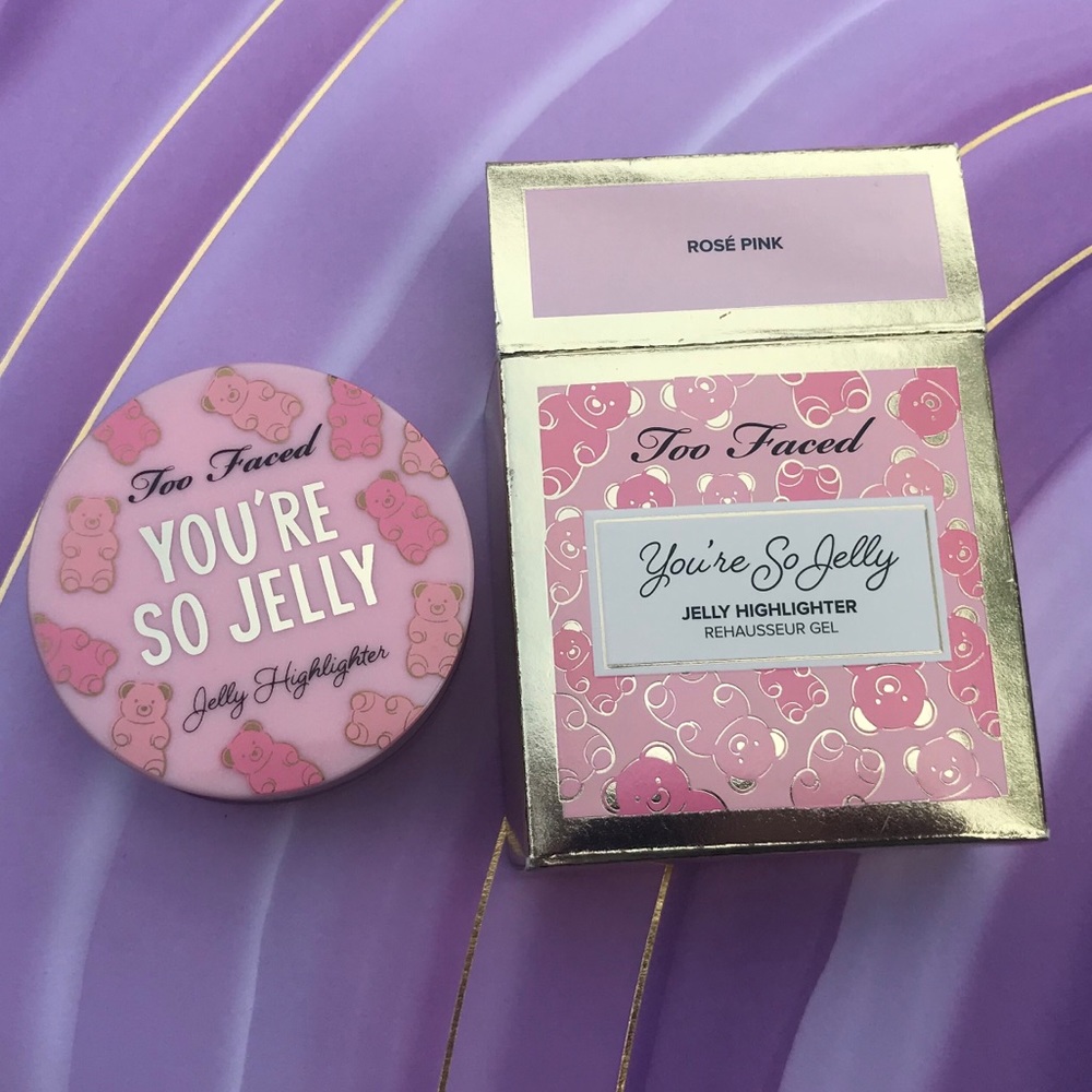 NIB Too Faced Youre So Jelly Highlighter Rosé Pink